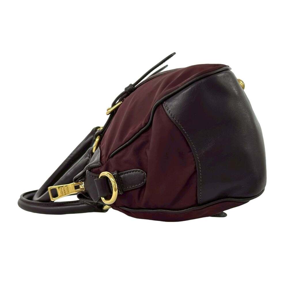 PRADA Red Leather Shoulder Bag - Picture 5 of 10